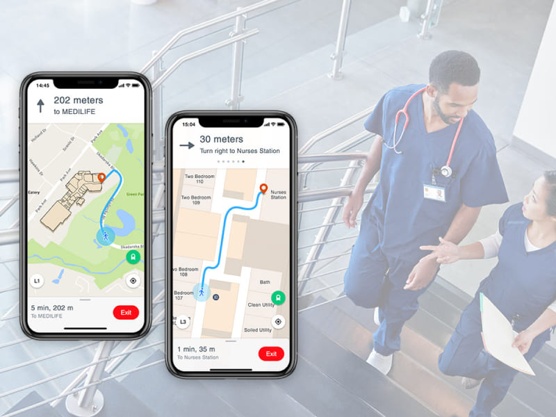 Google Maps in healthcare app