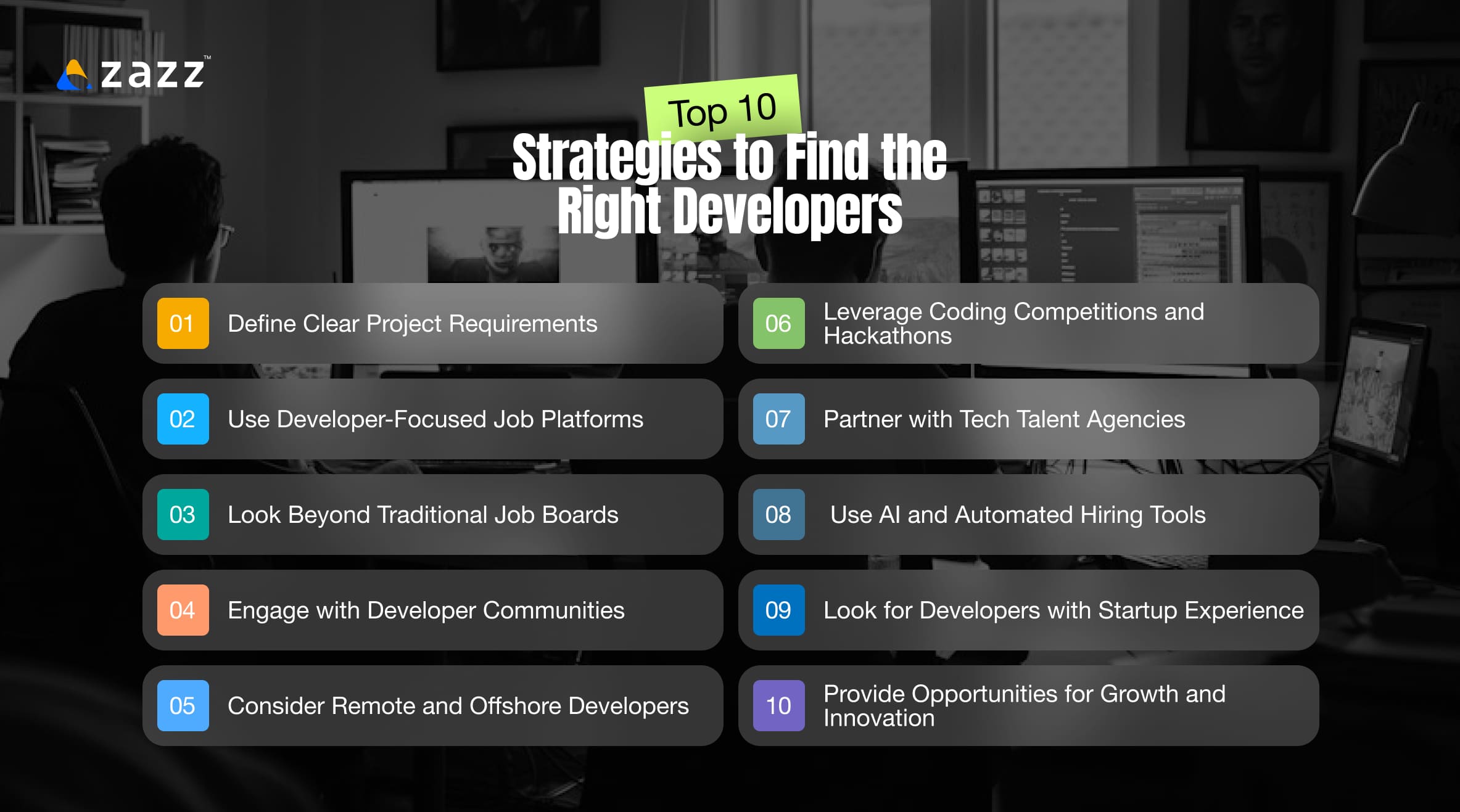 Top 10 Strategies to Find the Right Developers